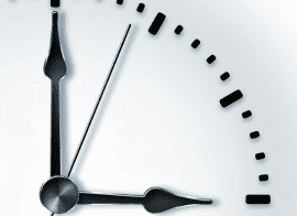 Image Of Black And White Clock Face For An Employment Law Firm In Florida