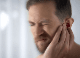 Image Of Man Suffering From Hearing Loss Due To Time In Military Seeking Justice Through A Lawsuit