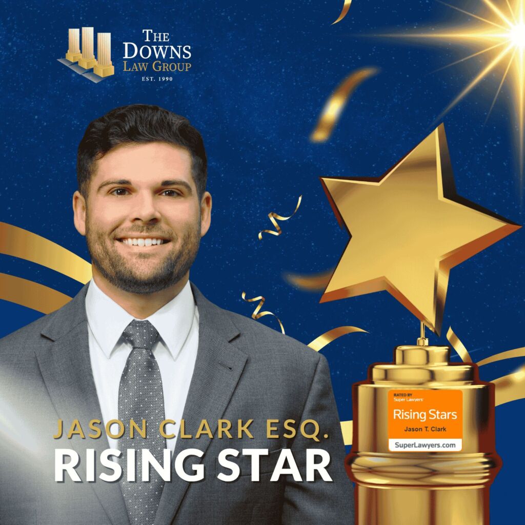 Attorney Jason Clark With Florida Super Lawyers Rising Star Recognition By The Downs Law Group