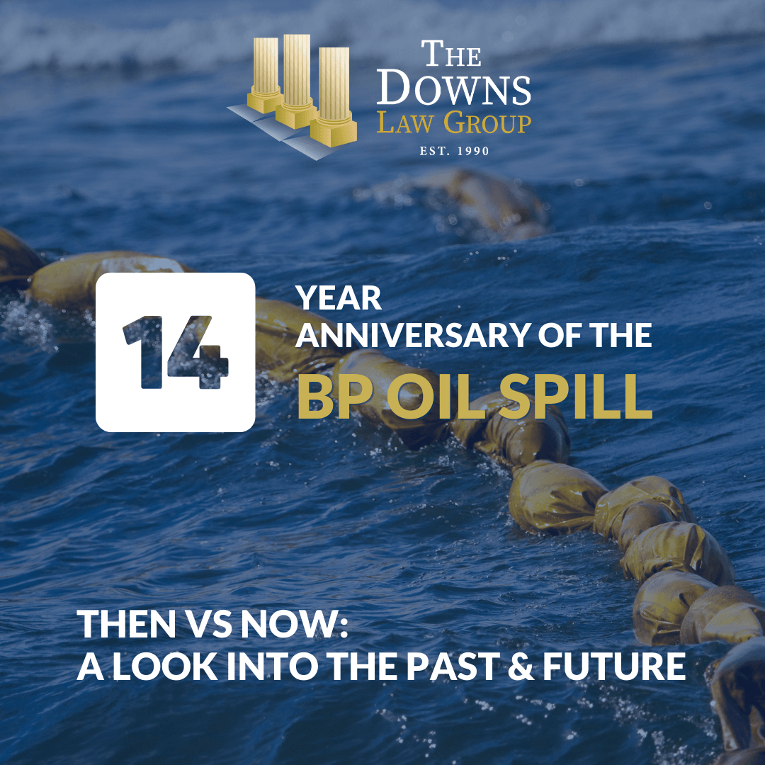 Blog Post Featured Image for 14 year anniversary of the BP Oil Spill then and now