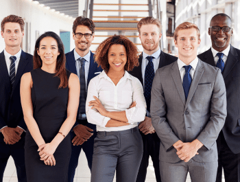 Image Of Employees At Workplace With Different Ethnicities