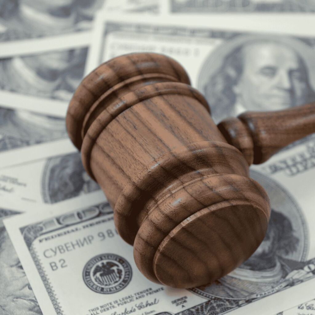 Wooden Gavel Over Money In Pfas Lawsuit Deadline Court Date September 10, 2025