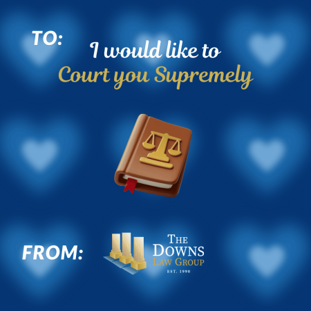 Image of a Valentines Day pun that attorneys or staff can use for humor 2024